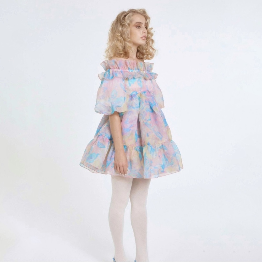 Selkie | Dresses | Selkie Stepmom Cherub Mini Dress In Pastel Pink Blue  Size 2x | Poshmark